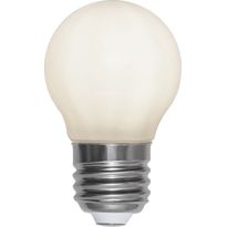 LED-lamppu Star Trading Illumination LED 375-21, Ø45x74mm, E27, opaali, 2W, 2700K, 150lm