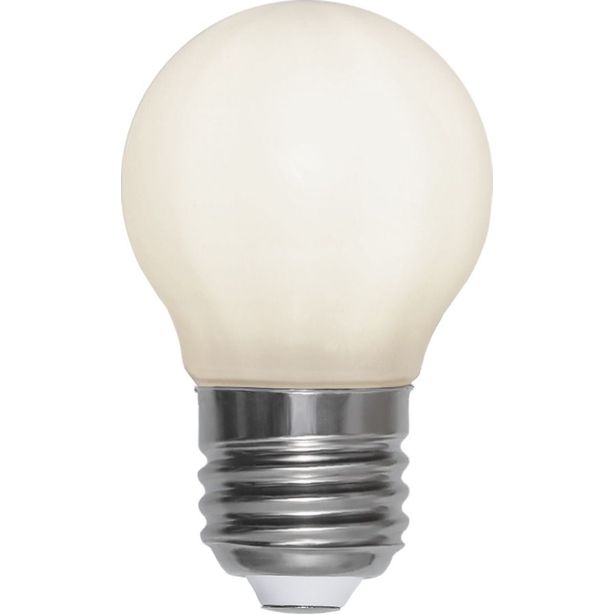 LED-lamppu Star Trading Illumination LED 375-21, Ø45x74mm, E27, opaali, 2W, 2700K, 150lm