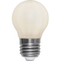 LED-lamppu Star Trading Illumination LED 375-23, Ø45x75mm, E27, opaali, 4.7W, 2700K, 450lm