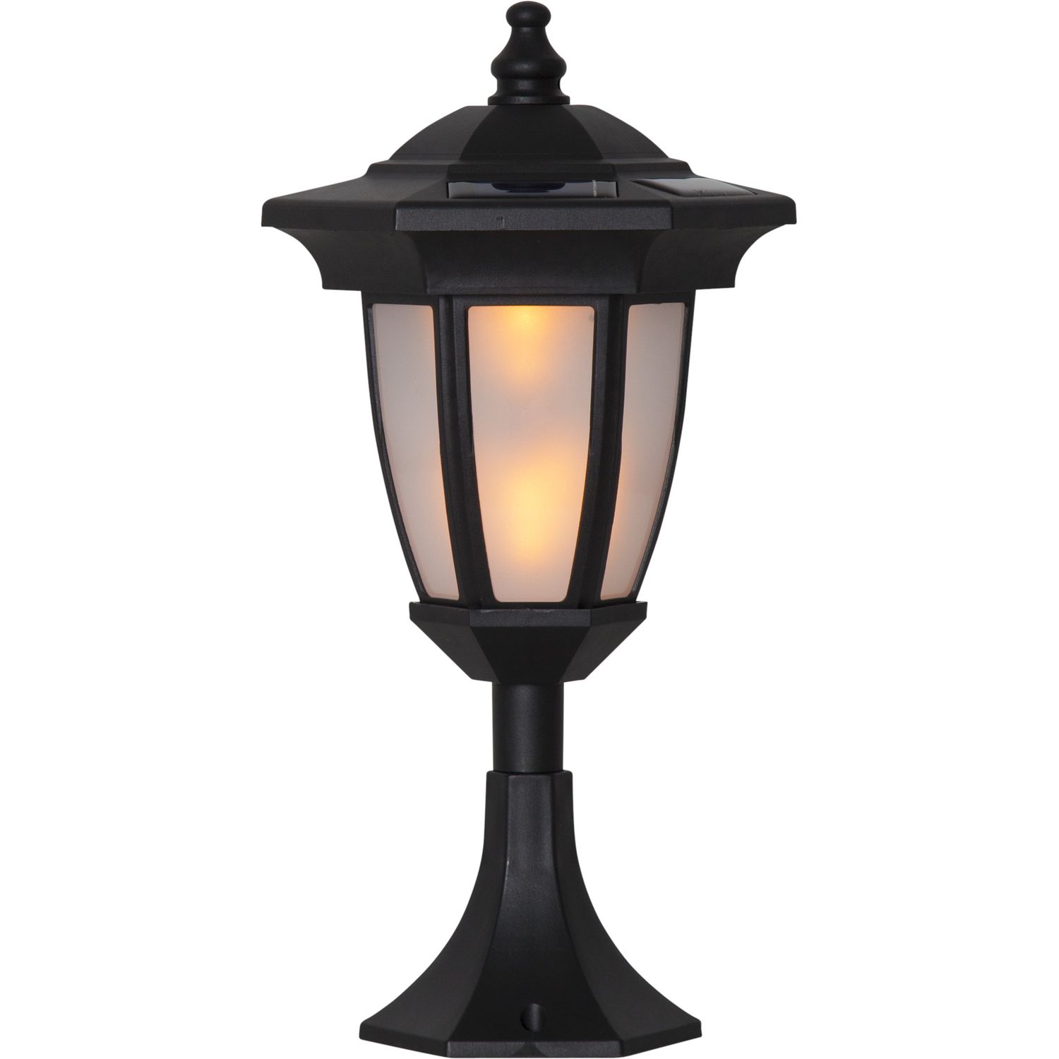Aurinkokennopuutarhavalaisin Star Trading Flame LED, 155x630x155mm, musta