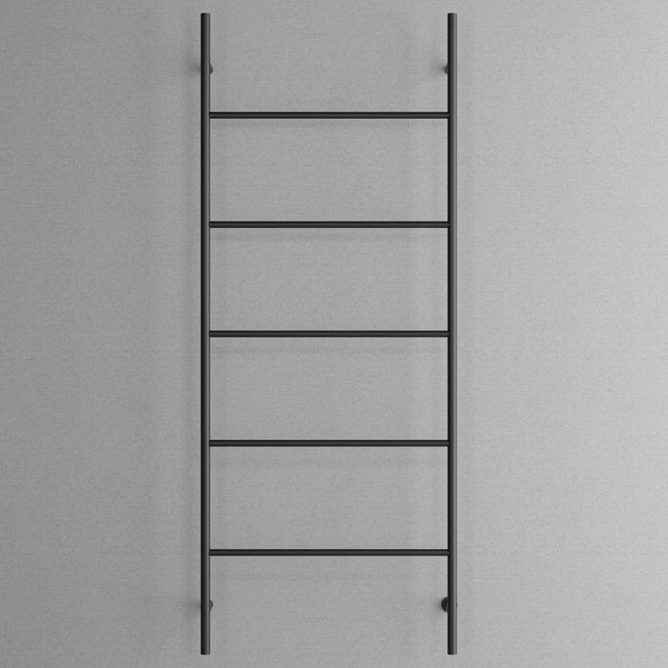 Pyyhekuivain Scandtap Cozied Ladder, 655x1570mm, Black