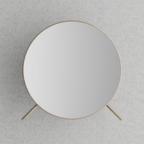 Kylpyhuoneen peili Scandtap Steel Style suurentava, Ø192mm, Sand