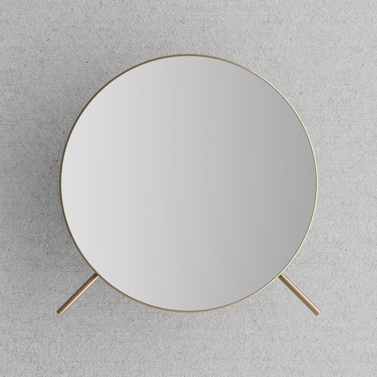 Kylpyhuoneen peili Scandtap Steel Style suurentava, Ø192mm, Sand