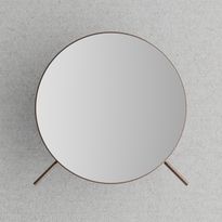 Kylpyhuoneen peili Scandtap Steel Style suurentava, Ø192mm, Amber