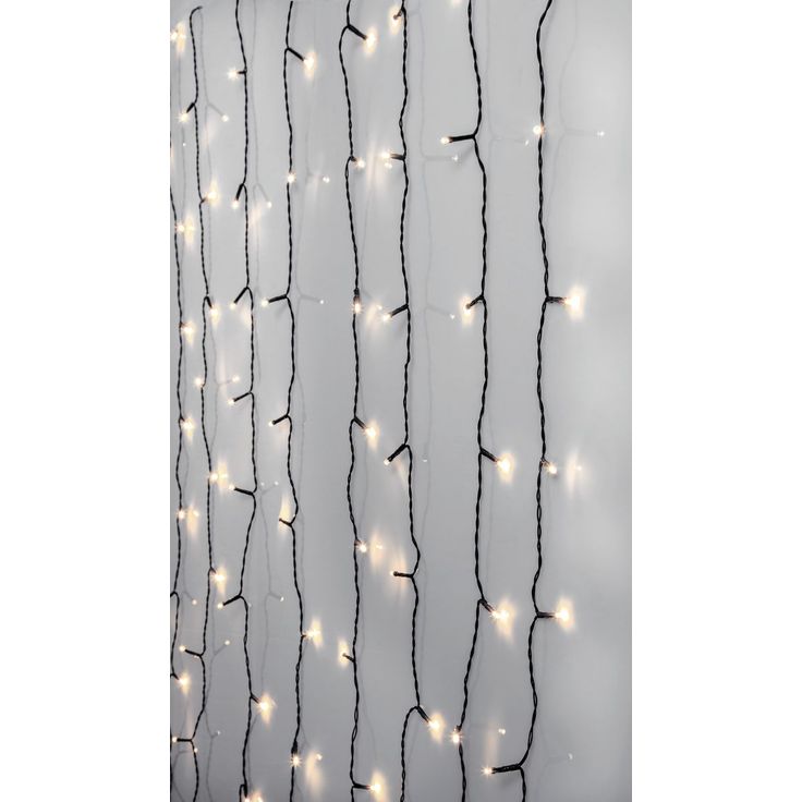 Valoverho Star Trading Serie LED Crispy Ice White, 80 valoa, 1,3x1,3m
