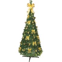 LED-joulukuusi Star Trading Pop-up-tree, 185cm, vihreä/keltainen