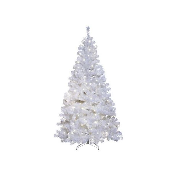 LED-joulukuusi Star Trading Ottawa 210cm, IP44, valkoinen, Verkkokaupan poistotuote