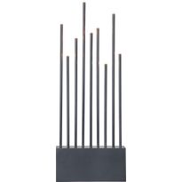 Kynttelikkö Star Trading Buzz, 600x230x60mm, harmaa