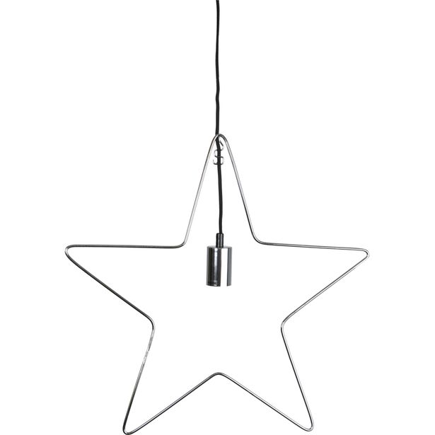 Valotähti Star Trading Ramsvik, 52x50cm, kromi