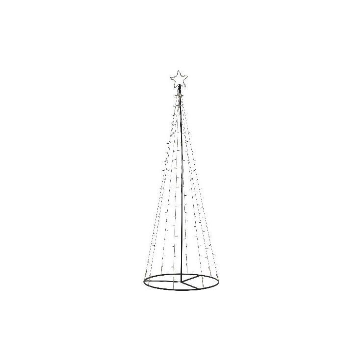 Koristepuu Star Trading, LED, 210cm, musta