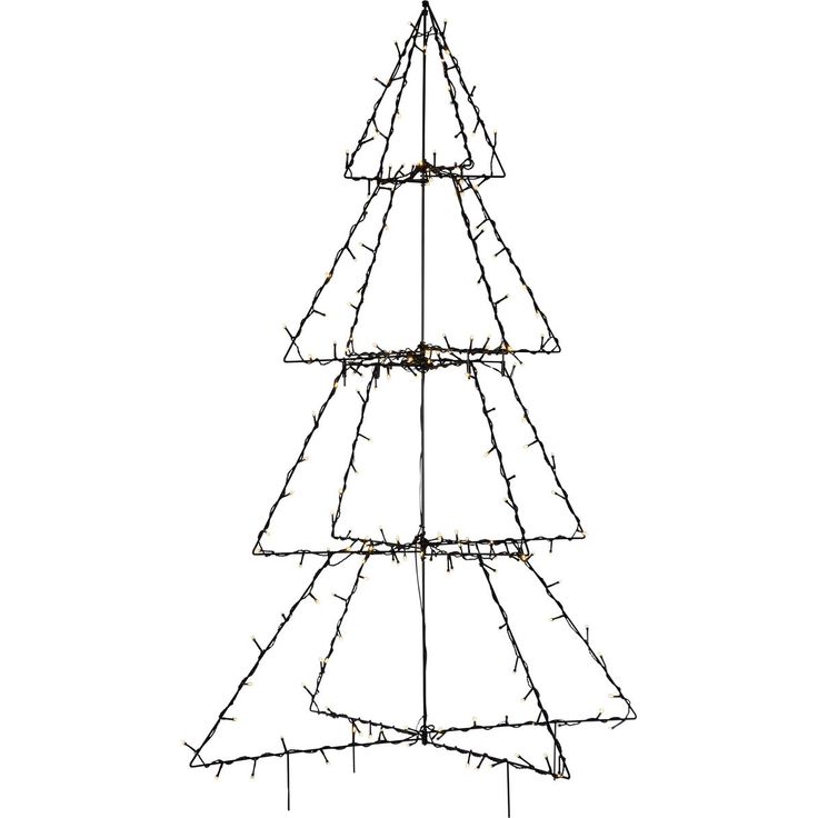 LED-koristekuusi Star Trading Foldy, 1250x900x900mm, musta