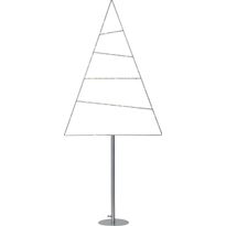 LED-koristepuu Star Trading Triangle, 1160x530x160mm, hopea