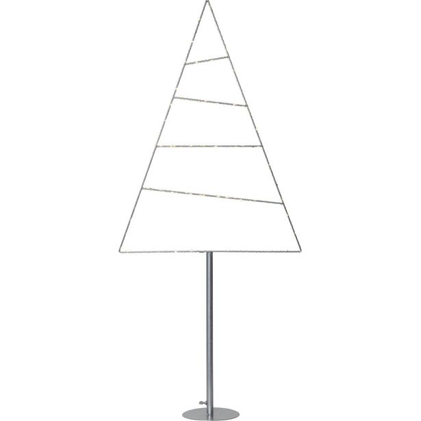 LED-koristepuu Star Trading Triangle, 1160x530x160mm, hopea