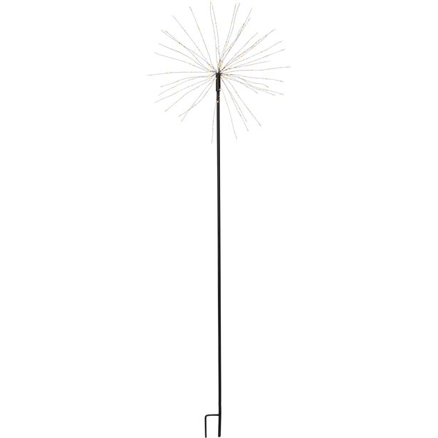 LED-valokoriste Star Trading Firework, 360x1100x360mm, musta/lämmin valkoinen