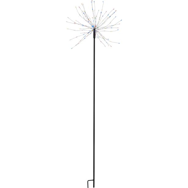 LED-valokoriste Star Trading Firework, 360x1100x360mm, musta/RGB