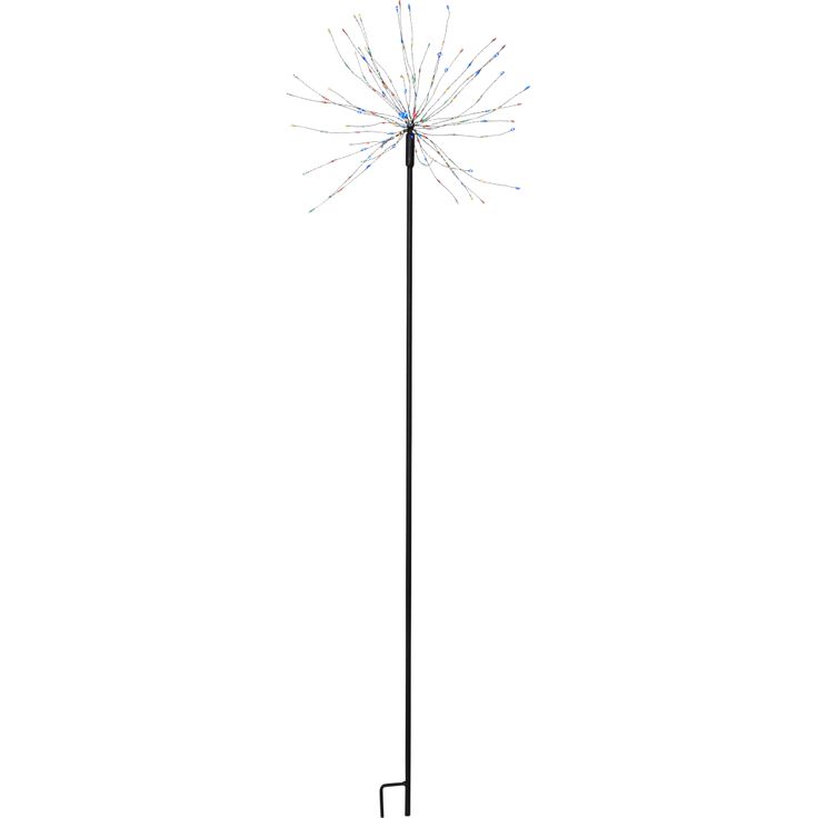 LED-valokoriste Star Trading Firework, 360x1100x360mm, musta/RGB