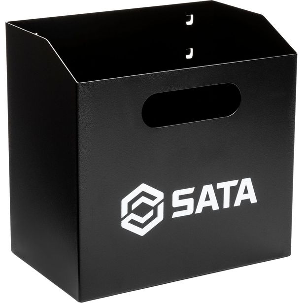 Työkaluvaunun roskakori/paperiteline Sata Pro, sivureikälevyyn