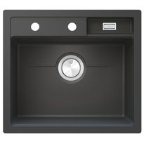 Keittiöallas Stala Combo CEG51-57BF, 560x500mm, komposiitti, musta, huullettava