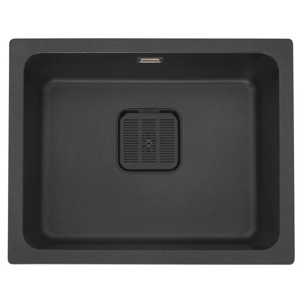 Keittiöallas Stala Combo CEG-50BF, 550x435mm, komposiitti, musta, huullettava