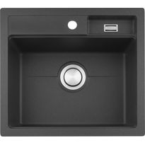 Keittiöallas Stala Combo CEG51-57B 570x510mm, komposiitti musta