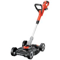 Akkutrimmeri 3-IN-1 BLACK+DECKER STC1820CM, 18V Li-ion + ruohonleikkuualusta