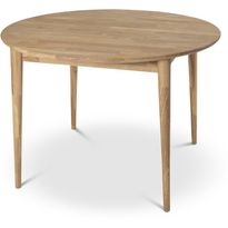 Jatkettava ruokapöytä Stenexpo Alborg Ø110/150x75cm tammi ruskea