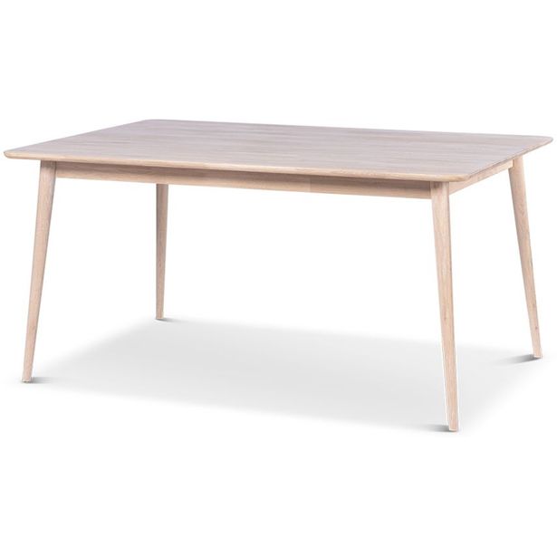 Ruokapöytä Stenexpo Odense 180x90cm jatkettava valkoöljytty tammi