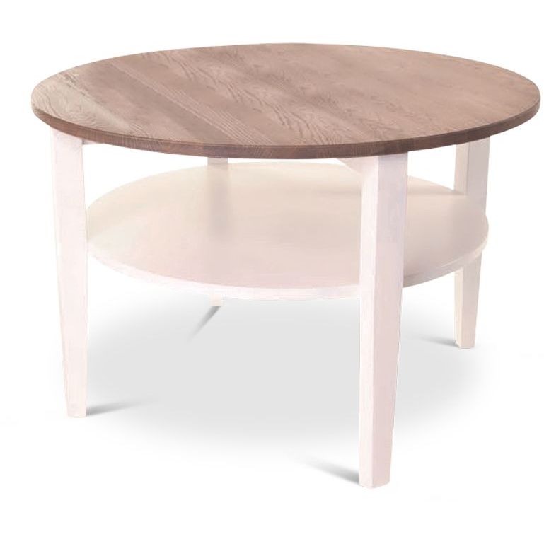 Sohvapöytä Stenexpo Tampa Ø80x52cm tammi ruskea/valkoinen