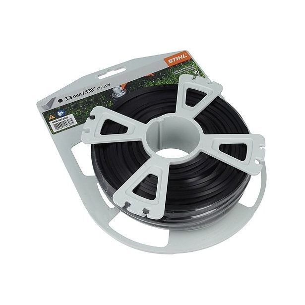 Siima Stihl neliö, 3.3mm, 38m rulla, tehokas leikkuu
