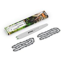 Terälevy- ja ketjusarja Stihl, 14&quot;, 3/8&quot; P, 1.1mm, akkusahoille MSA 60/70