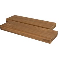 Lankkulaude Suomen Tervaleppä, 43x160x2350mm, lämpökäsitelty haapa