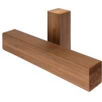 Tolppa Suomen Tervaleppä, 80x80x1500mm, lämpökäsitelty haapa