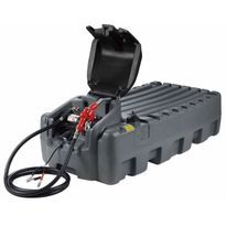 Dieselsäiliö GXT, kapea malli, 400 litraa, 12V pumpulla