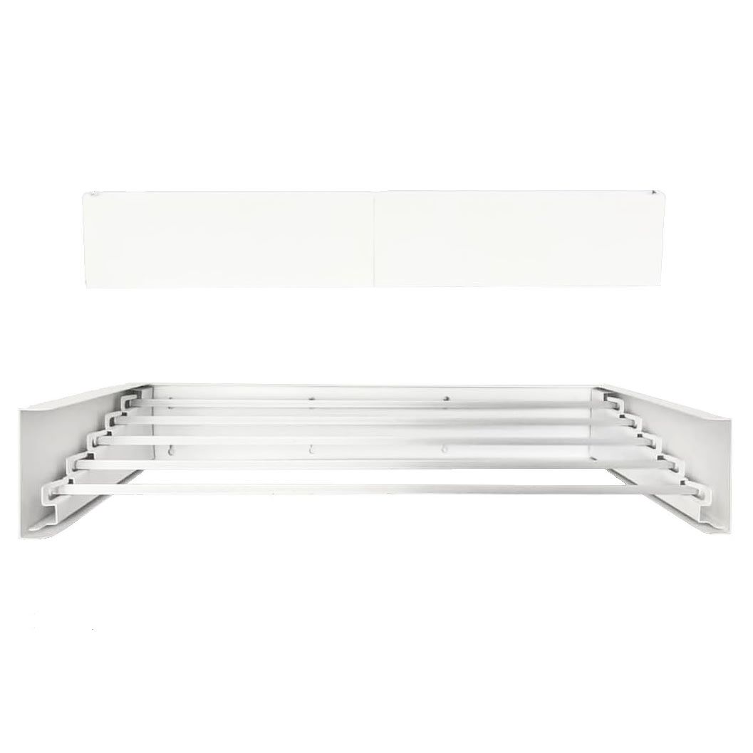 Kuivausteline Innlux Wall 80 Design, seinään kiinnitettävä, 80cm, mattavalkoinen