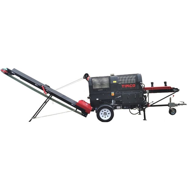 Pilkekone Timco 12TA, hihnakuljettimella