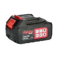 Akku varausilmaisimella Timco, Dual 18V 6Ah