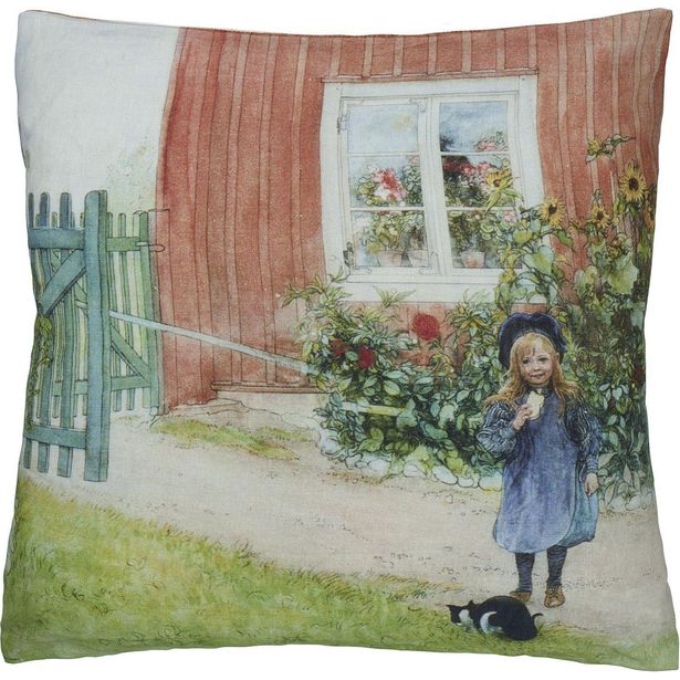 Koristetyynynpäällinen Svanefors Brita, 45x45cm, vihreä