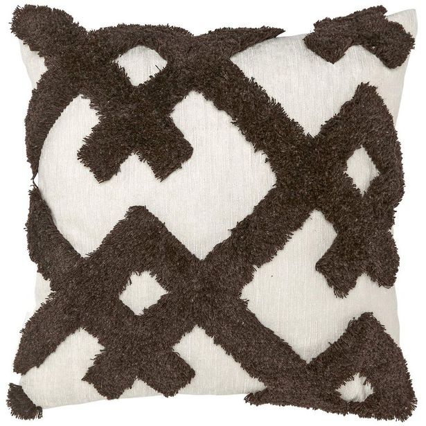 Koristetyynynpäällinen Svanefors Ines, 45x45cm, ruskea