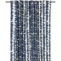 Sivuverho Svanefors Aster, 140x280cm, 2kpl/pkt, sininen