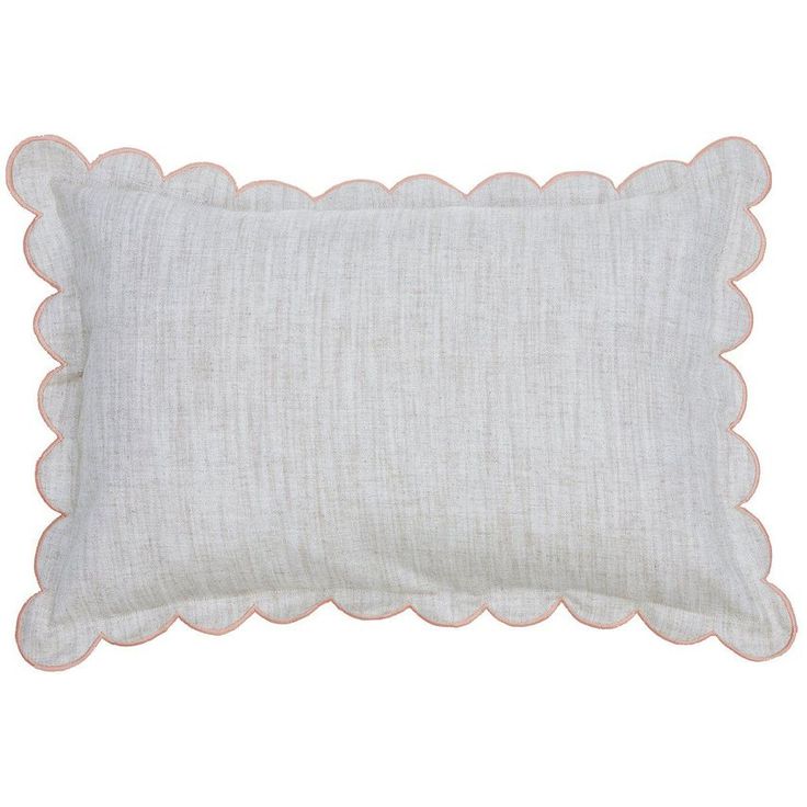 Koristetyynynpäällinen Svanefors Sabina, 40x60cm, korallinpunainen