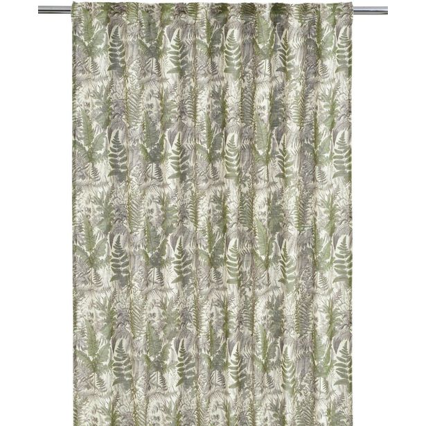 Sivuverho Svanefors Tilly, 135x270cm, 2kpl/pkt, vihreä