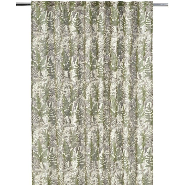 Sivuverho Svanefors Tilly, 135x270cm, 2kpl/pkt, vihreä