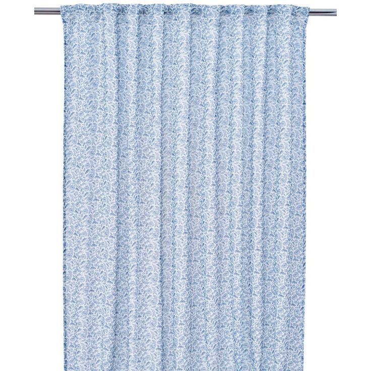 Sivuverho Svanefors Yrsa, 140x280cm, 2kpl/pkt, sininen