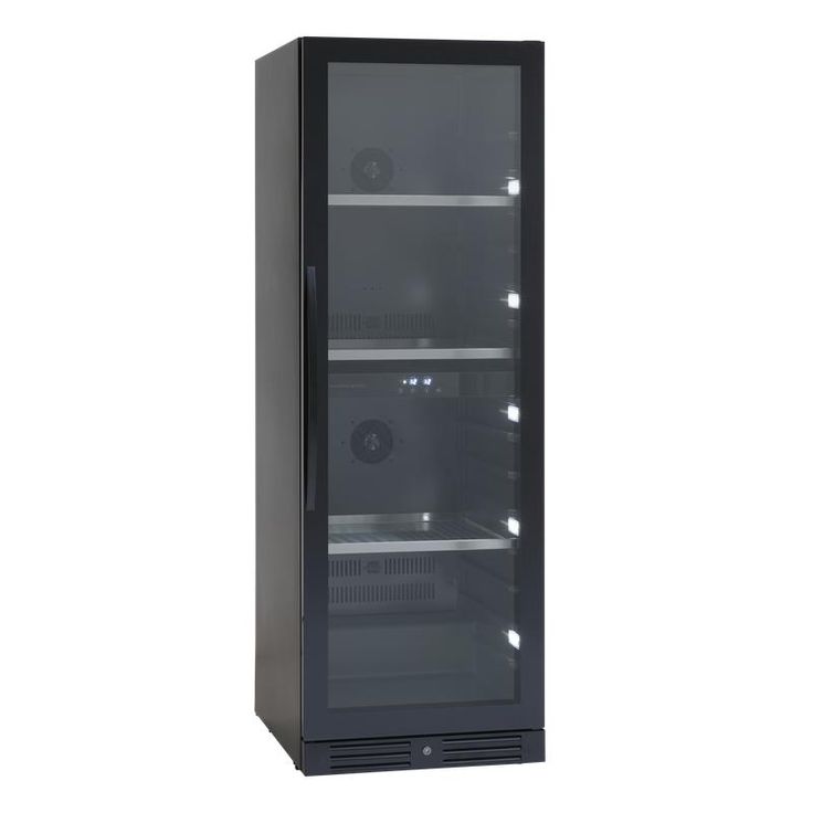 Viinikaappi Scandomestic SV1382B, 59.5cm, 2 lämpötila-aluetta, vapaasti seisova, musta