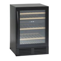 Viinikaappi Scandomestic SV85B, musta