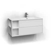 Allaskaappi tasoaltaalla Svedbergs Epos, 100x45 cm, oikea, 2 ltk, push open, eri vaihtoehtoja