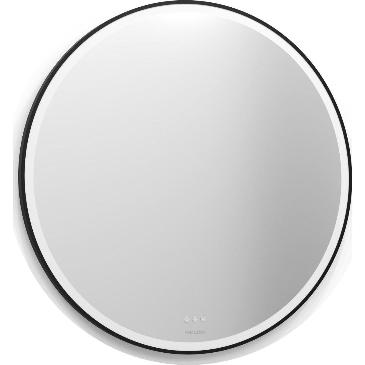 Valopeili Svedbergs Ista, Ø1000 mm, kehyksellä ja hipaisukytkimellä, musta