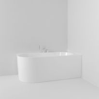 Kylpyamme Svedbergs Ihre ammehanalla, 1600x800 mm, oikea, komposiitti, valkoinen