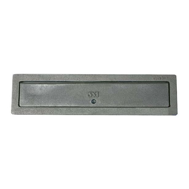 Hiiliaukonluukku 440, pitkä, saranoitu, 110x440mm