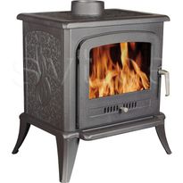 Valurautatakka Agnes, 5kW, musta, Verkkokaupan poistotuote